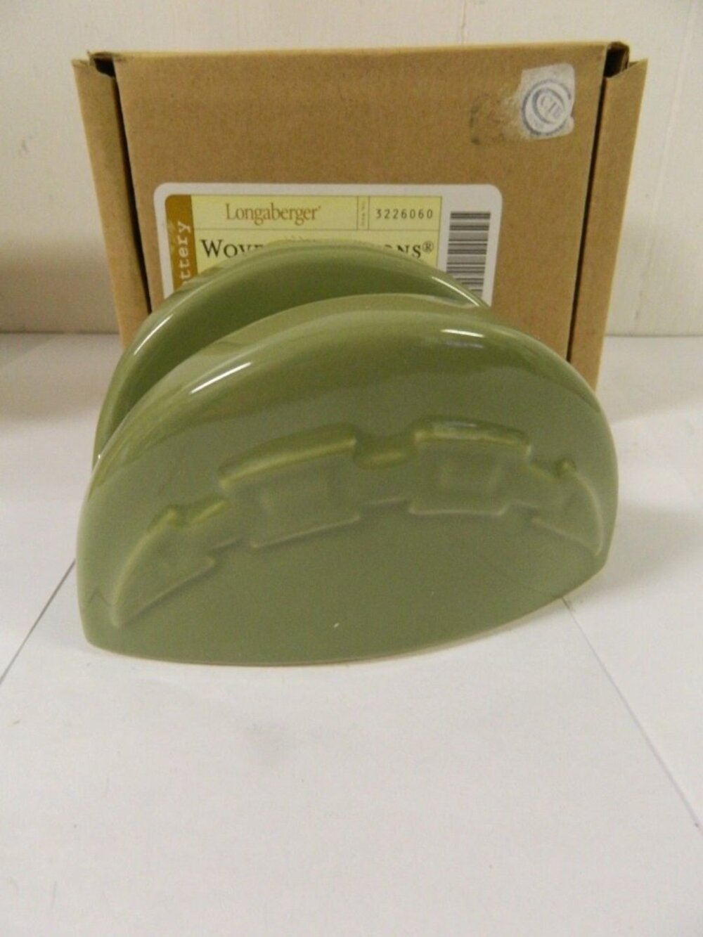 Longaberger Woven Traditions Taco Holder NIB SAGE